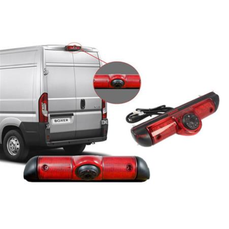 Telecamera retromarcia specifica per Fiat Ducato, Citroen Jumper , Peugeot Boxer con terzo stop integrato