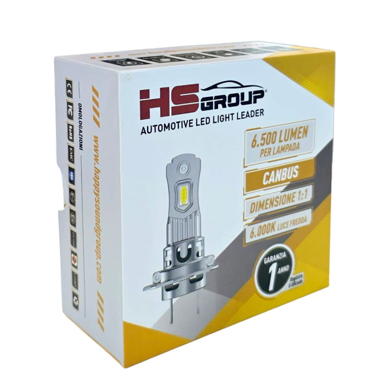 KIT LED 12/24 VOLT H7/H18 6500 LUMEN 9-32 V
