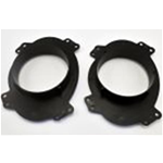 Coppia supporti 165mm porte anteriori,Isuzu D-Max 2012