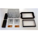 kit con fascia metallica doppio din+ mascherina doppio iso Vw Golf6 08>, Polo 09>