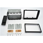 Mascherina Ducato 2011 completa di fascia metallica doppio din e staffe