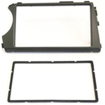 Kit doppio din nero SsangYong Actyon 2006> , Kyron II con autoradio originale