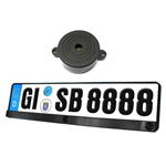 Kit 3 parking sensor con buzzer  con portatarga italiano