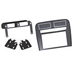 Kit adattatore doppio din Nero per FIAT Grande Punto dal 2005>