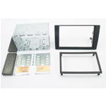 Kit fascia metallica doppio din+Mascherina doppio iso Audi A4 2007,Seat Exeo