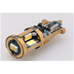 Coppia lampade a led CAN BUS NO ERROR 12 volt BA9D 9 led alta luminosità 6000k 