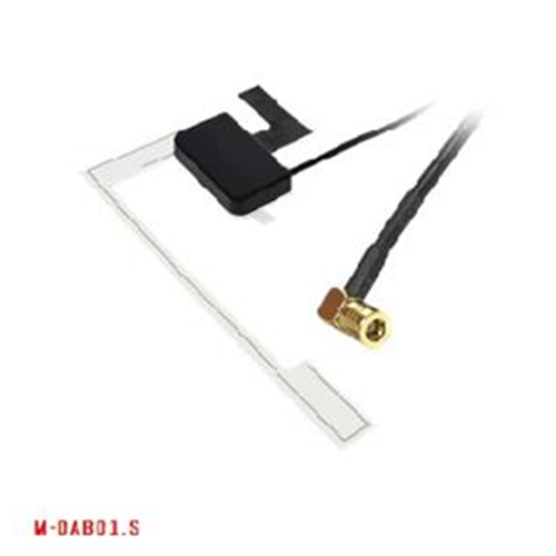 Antenna per autoradio ightwood DAB + FM/AM connettore SMB per montaggio  aereo interno in vetro amplificato per JVC Pioneer Alpine Kenwood Clarion